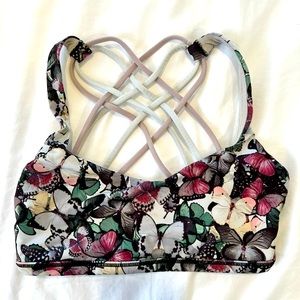 Lululemon free to be bra size 4 butterfly